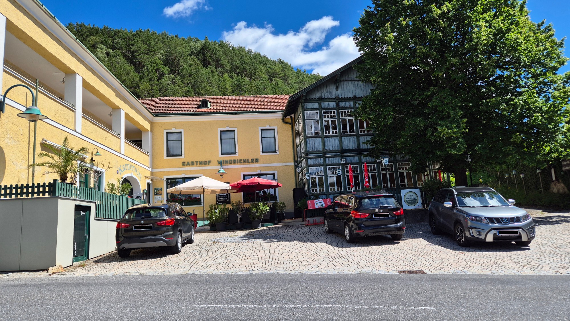 Gasthof Windbichler in Bromberg, Bucklige Welt – stellt k.u.k.Naturkraft seinen Schwarzföhrenwald für die Pechgewinnung zur Verfügung